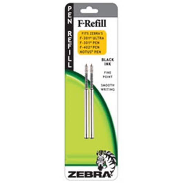 Zebra Pen Pen Refill - 2pk Black Ink Fine ZE85350 - main